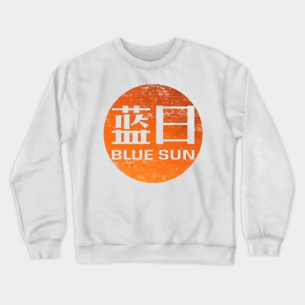 Blue Sun (not) Crewneck Sweatshirt by BrownWoodRobot